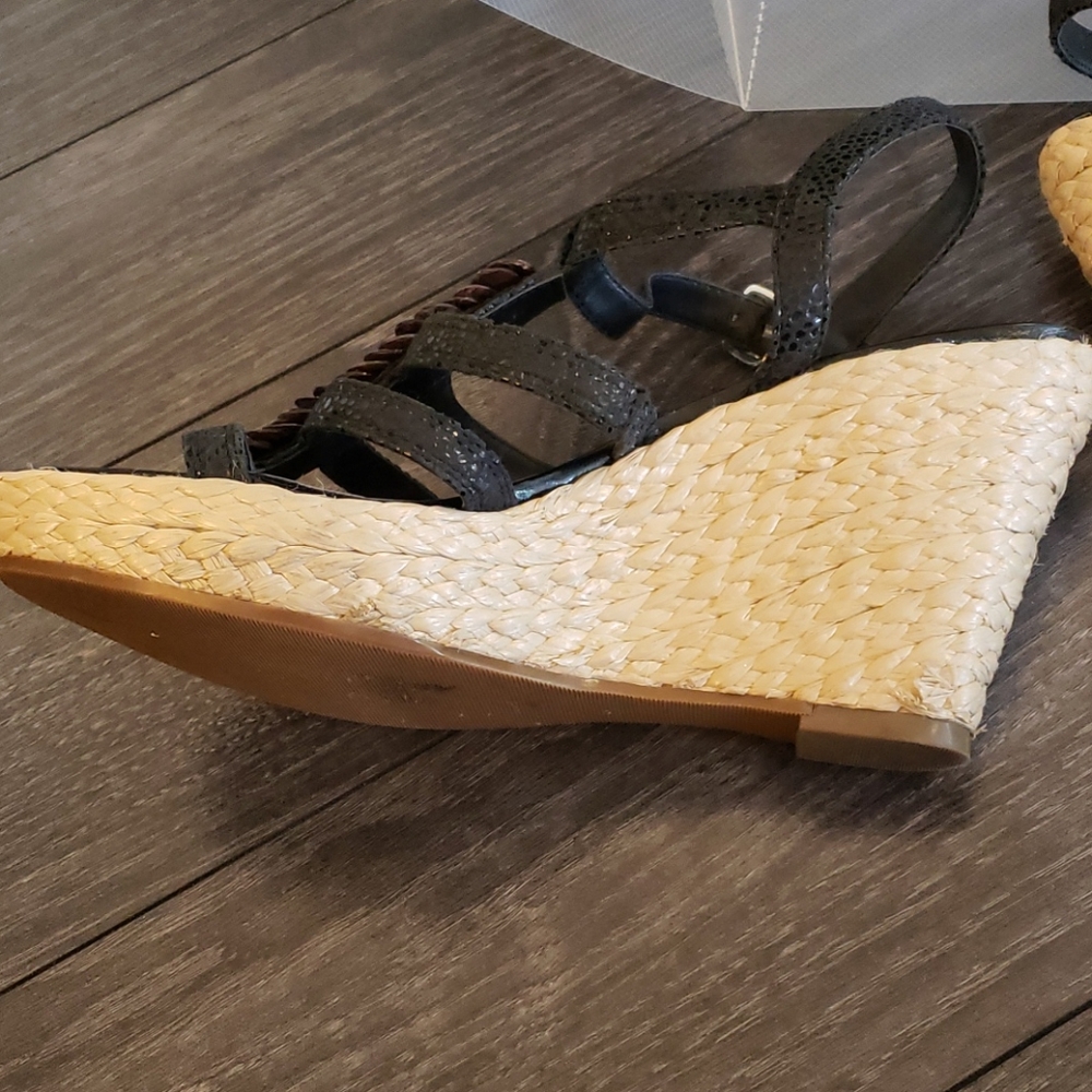 Alfani Annya Black Wedge Size 8M - Picture 5 of 11